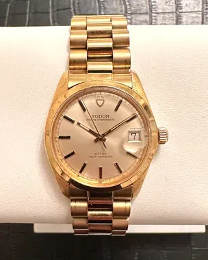 Tudor Prince Oysterdate 34MM Silver Dial Yellow Gold Bracelet