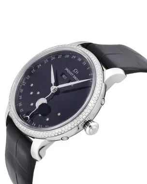 ジュリアン Jaquet Droz Astrale Eclipse 39MM Aventurine Dial Leather Strap