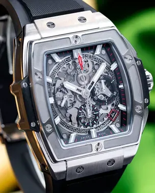 2022 Hublot Spirit Of Big Bang 42MM Skeleton Dial Rubber Strap