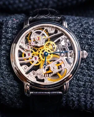Maurice Lacroix Masterpiece Squelette 43MM Skeleton Dial Leather