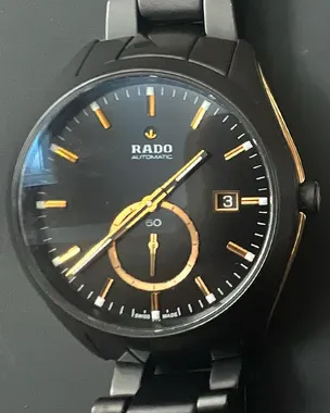 Rado Hyperchrome XL 42MM Black Dial Ceramic Bracelet (R32023152 