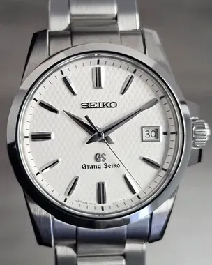 2013 Grand Seiko Heritage Collection 36MM Quartz Silver Dial Steel
