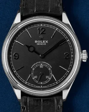 2024 Rolex 1908 39MM Black Dial Leather Strap (52509) – Grailzee