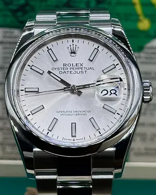 2021 Rolex Datejust 36MM Silver Dial Oyster Bracelet (126200
