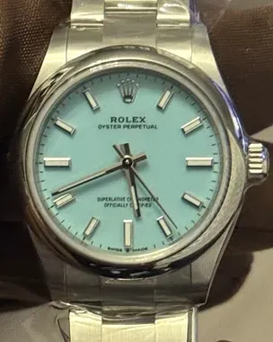 2025 Rolex Oyster Perpetual 31MM Turquoise Dial Oyster Bracelet