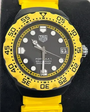 2025 Tag Heuer Formula 1 Solargraph L. E. 38MM Quartz Black Dial
