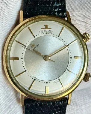 No Reserve - Jaeger-LeCoultre Memovox 35MM Silver Dial Aftermarket