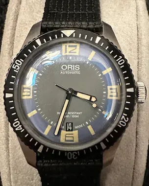 No Reserve - 2018 Oris Divers Sixty-Five 40MM Blue/Grey Dial