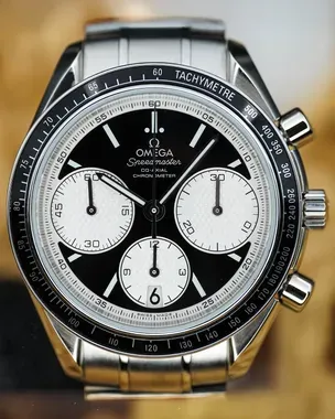 No Reserve - 2025 Omega Speedmaster Racing 40MM Black Dial Steel