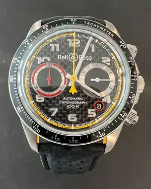 2021 Bell & Ross BR V2-94 L.E. 41MM Carbon Fiber Dial Leather