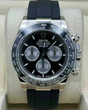 2024 Rolex Cosmograph Daytona 40MM Black Dial Oysterflex Strap