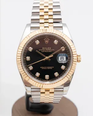 2020 Rolex Datejust 41MM Black Dial Two-Tone Jubilee Bracelet