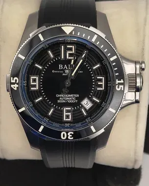 Ball Engineer Hydrocarbon Ceramic XV 42MM Black Dial Rubber Strap