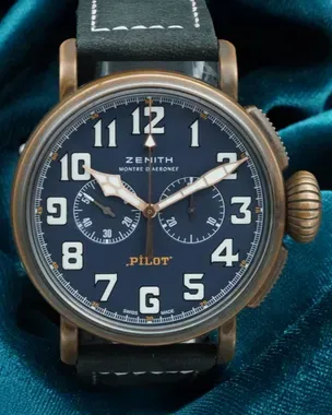 No Reserve - 2022 Zenith Pilot Type 20 Extra Special 45MM Blue
