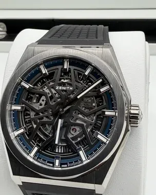 2021 Zenith Defy Classic 41MM Skeleton Dial Rubber Strap (95.9000