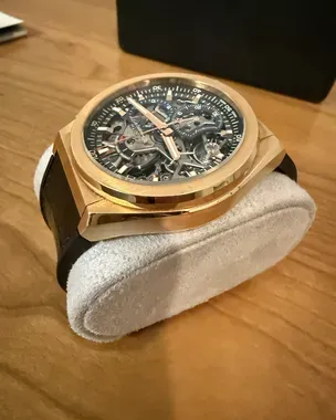2021 Zenith El Primero 21 44MM Skeleton Dial Leather Strap