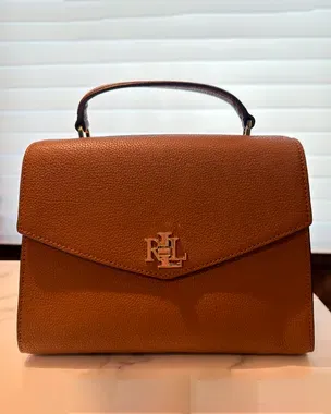 No Reserve - Ralph Lauren Accessories Pebbled Leather Medium