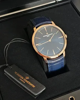 2023 Vacheron Constantin Patrimony X81R2520 Pink Gold Blue Dial