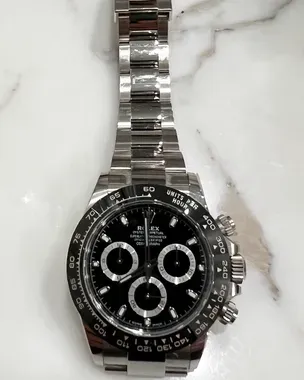 2022 Rolex Daytona Cosmograph Black Panda Dial (116500LN) – Grailzee