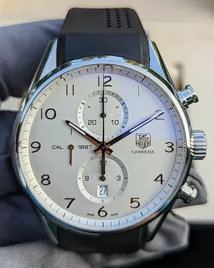 時計 TAG Heuer Carrera CAR1887 TAG Heuer Carrera Calibre 1887 Chronograph Automatic 43MM Steel