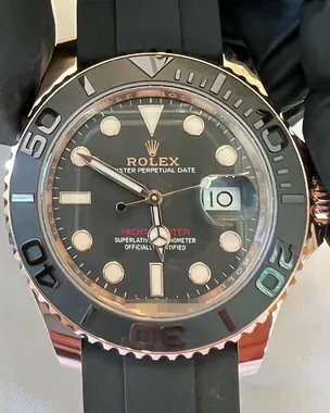 2023 Rolex Yacht-Master 40MM Everose Gold Intense Black Dial