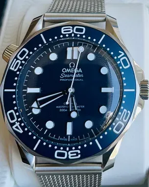 2023 Omega Seamaster Diver 300M James Bond 60th Anniversary Steel
