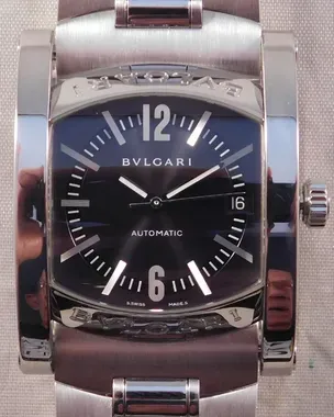 Bvlgari Assioma 35MM Blue Dial Steel Bracelet (AA44S) – Grailzee