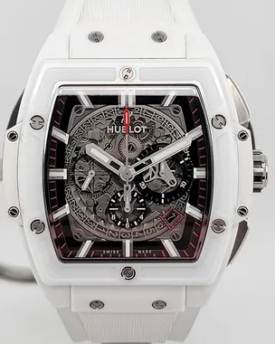 Hublot Spirit of Big Bang 45MM Skeleton Dial Rubber Strap (601.HX
