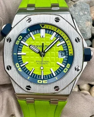 2017 Audemars Piguet Royal Oak Offshore Diver Steel Lime Green