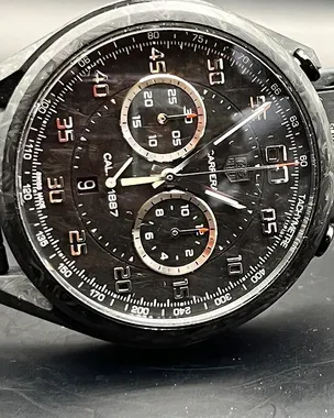 TAG Heuer Carrera Calibre 1887 Carbon Edition Black Dial (CAR2C90