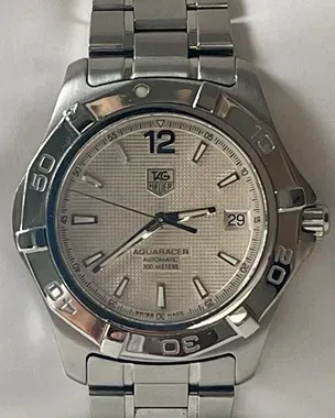 Tag Heuer Aquaracer Steel Silver Dial (WAF2111.BA0806) – Grailzee