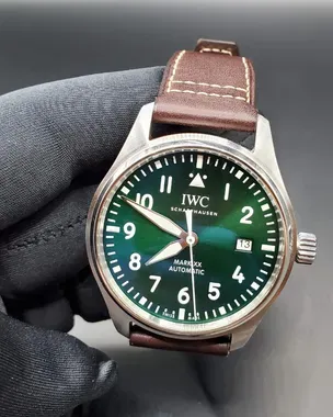 2023 IWC Pilot Mark XX Steel Green Dial (IW328205) – Grailzee