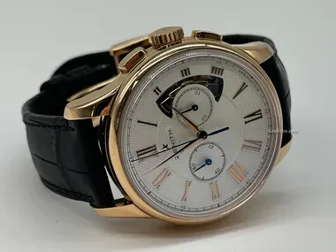 Zenith Academy Minute Repeater 45MM Silver Dial Leather Strap