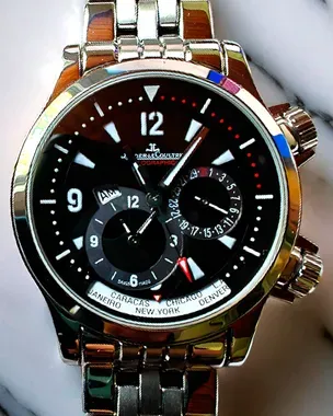 Jaeger-LeCoultre Master Compressor 41.5MM Black Dial Steel