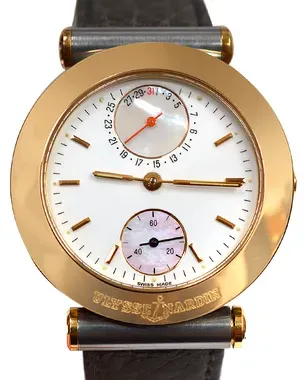 Ulysse Nardin Isaac Newton 35MM White Dial Leather Strap (155-22