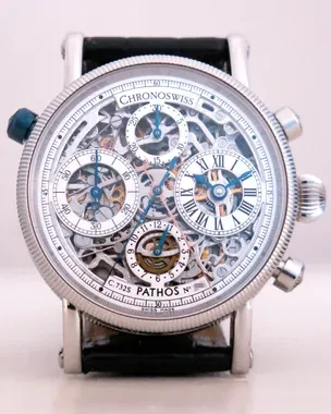 Chronoswiss Pathos Chronograph Rattrapante 38MM Skeleton Dial