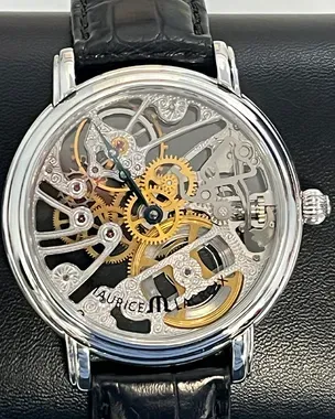 Maurice Lacroix Masterpiece Squelette 43MM Skeleton Dial Leather