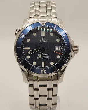 1997 Omega Seamaster Diver 300M 36MM Quartz Blue Dial Steel