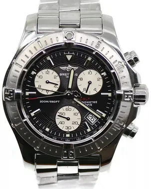Breitling Colt Chronograph 41MM Quartz Black Dial Steel Bracelet
