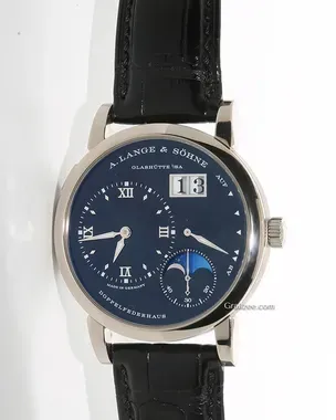 A. Lange & Söhne Lange 1 38.5MM Black Dial Leather Strap (192.029