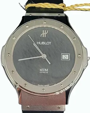 Hublot Classic MDM Geneve 36MM Quartz Black Dial Rubber Strap