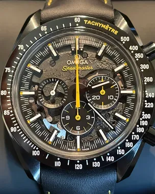 ODIUM blackl ブラックメタル Omega Speedmaster Dark Side of the Moon 