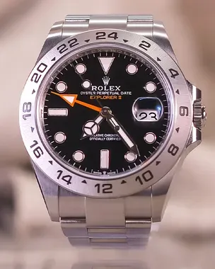 2023 Rolex Explorer II 42MM Black Dial Oystersteel Bracelet