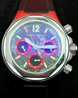 Girard Perregaux Ferrari F40 43MM Black Dial Rubber Strap (80190