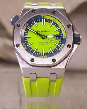 2017 Audemars Piguet Royal Oak Offshore Diver 42MM Lime Green Dial