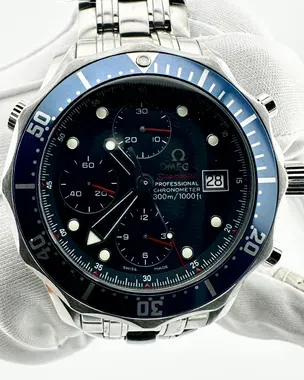 Omega Seamaster Professional Diver 300M 41.5MM Blue Dial Steel