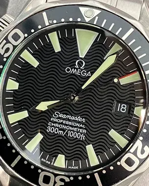 Omega Seamaster Professional 300M 41MM Black Dial Steel Bracelet