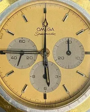 Omega Speedmaster Teutonic Vintage 43MM Champagne Dial Two-Tone