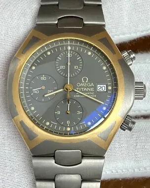 1995 Omega Seamaster Polaris Titane 41.5MM Black Dial Titanium