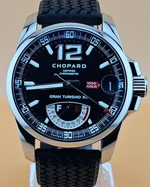 2015 Chopard Mille Miglia GT XL 44MM Black Dial Rubber Strap